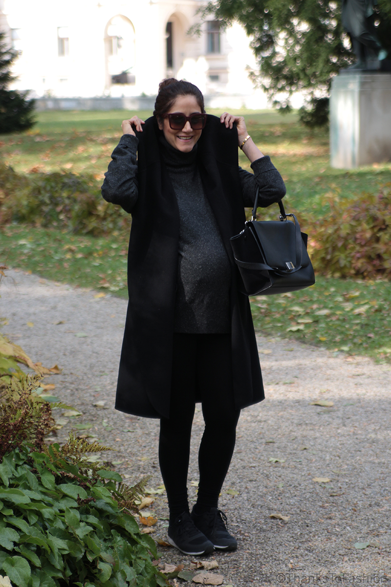 pregnancy outfit for cold weather