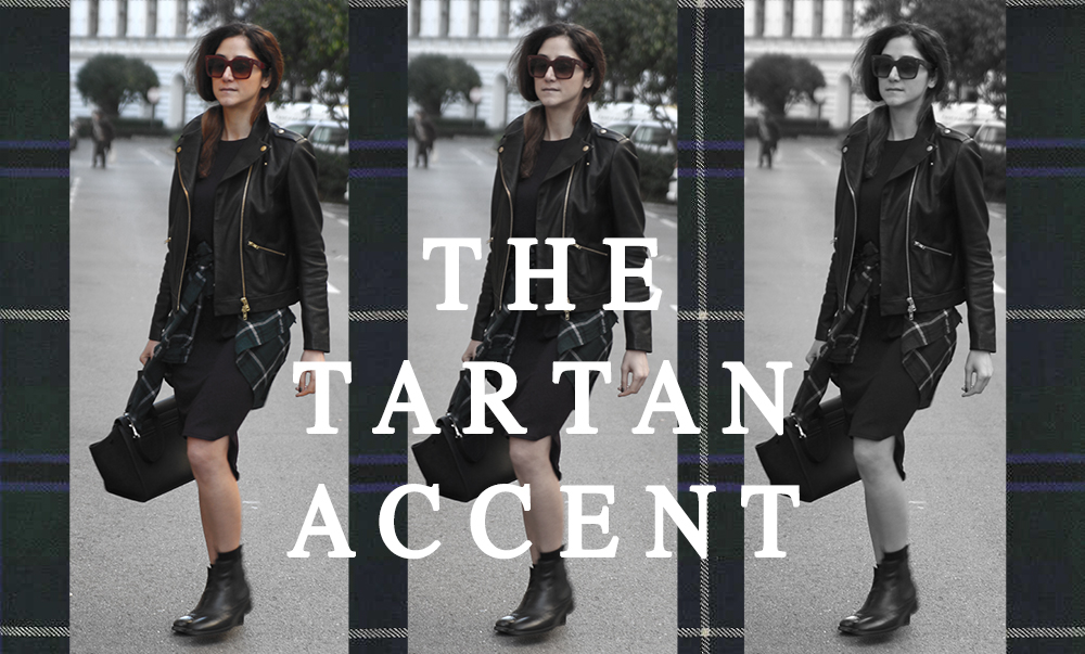 The tartan accent