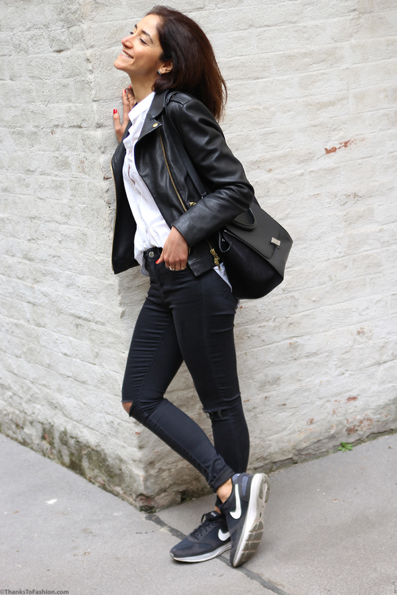 Cool investment piece – leather jacket